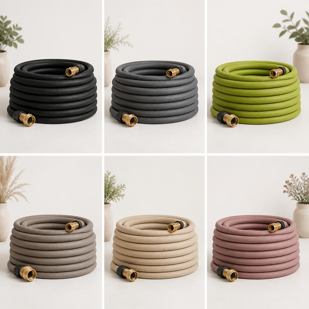 Garden hose in six house-matching colours