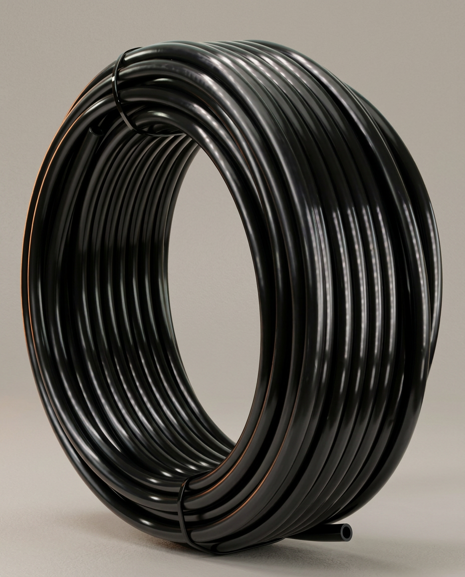 UV-resistant PE tubing coil, 5/8 mm